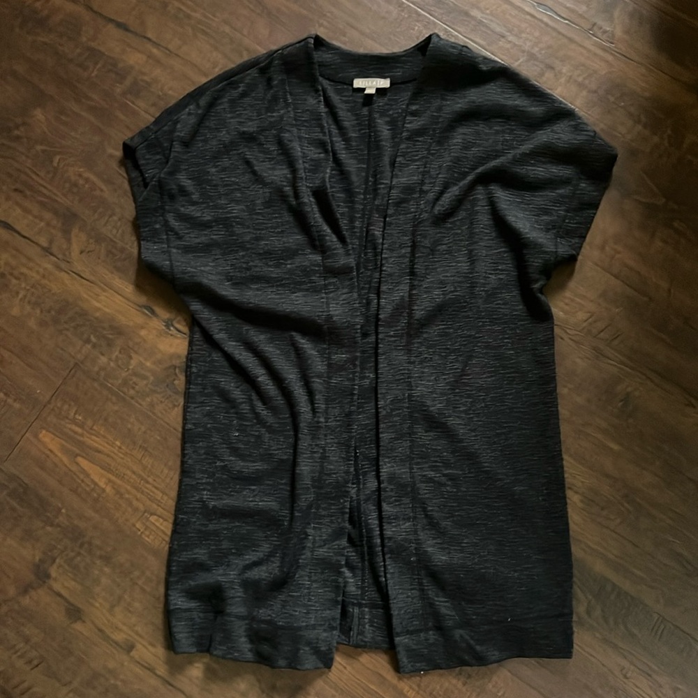 Longline Sleeveless Cardigan